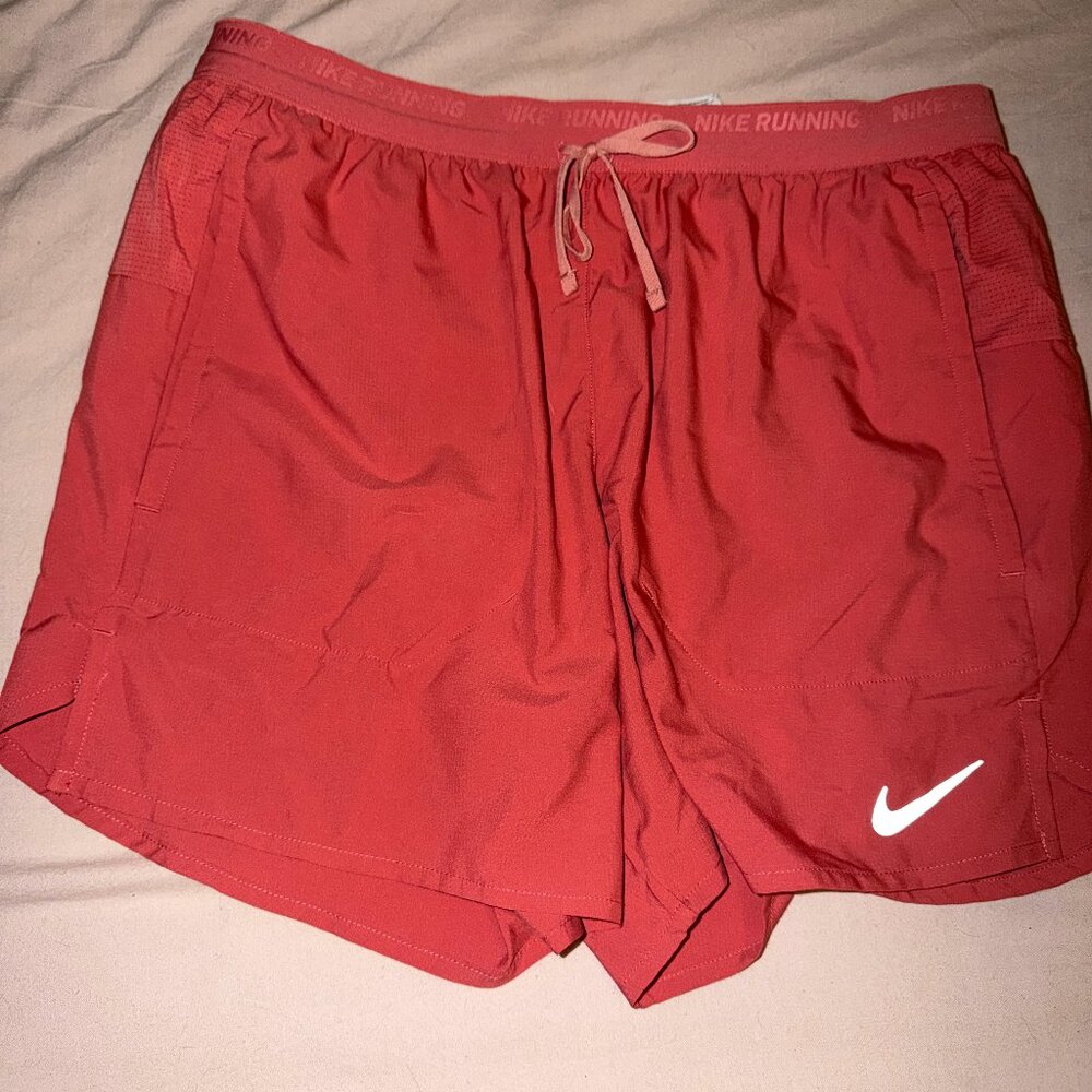 Nike Stride Coral Running Shorts - 5" Mens Lined